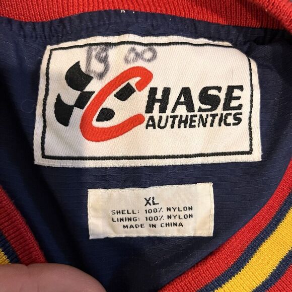 Jeff Gordon NASCAR Jacket Chase Authentics Dupont XL Pullover Windbreaker *Flaw - Picture 3 of 12